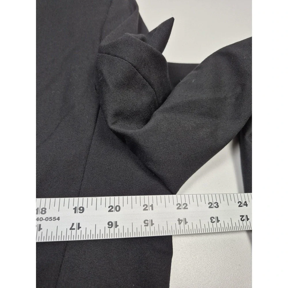 Giorgio Bissoni Suit Jacket Mens 40 XLong Black Wool Tuxedo One Button Formal